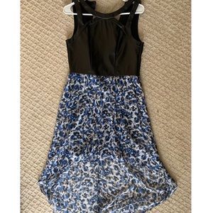 High-low Leopard Print Dress